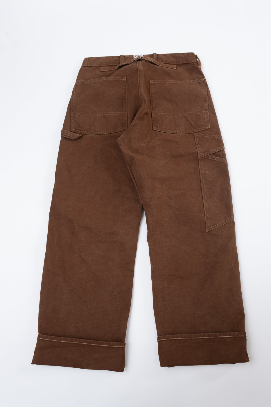 Lot JG-12 - Late 30s Ironworkers Trousers Duck - Brown