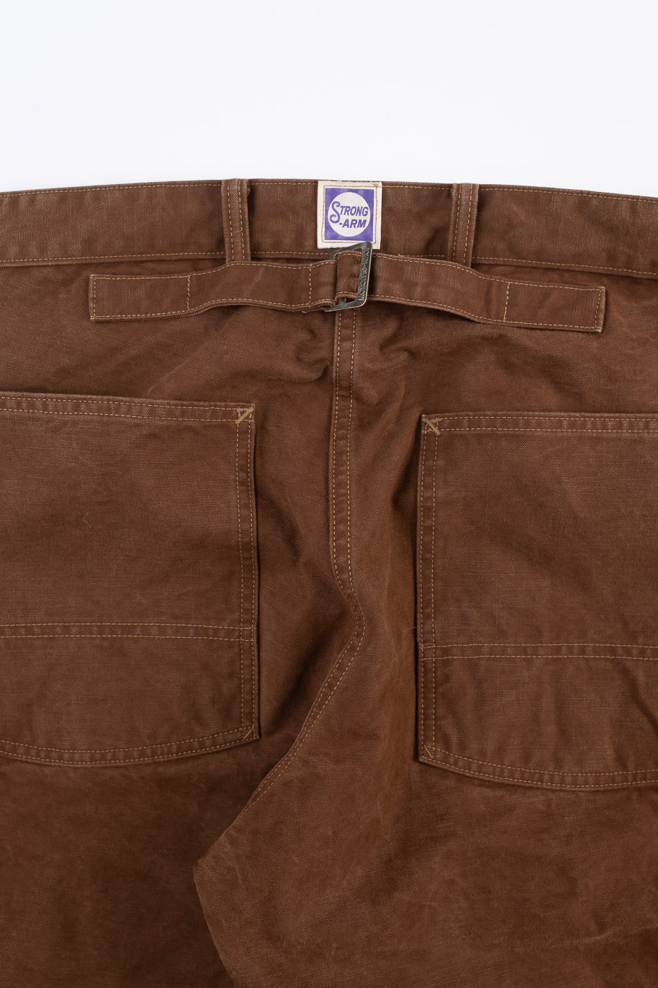Lot JG-12 - Late 30s Ironworkers Trousers Duck - Brown
