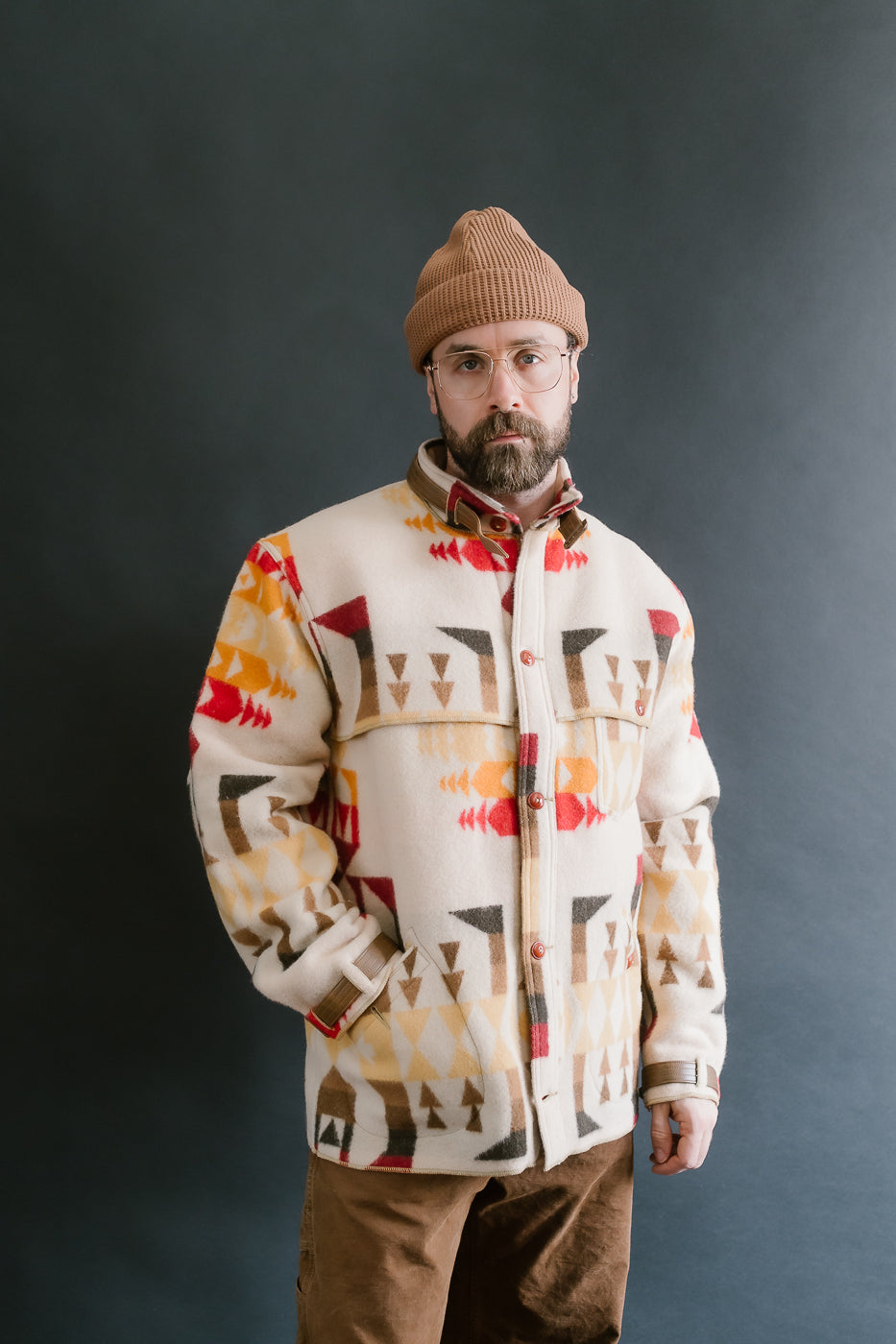 Lot JG-32 - Stag Wool Coat - Beige
