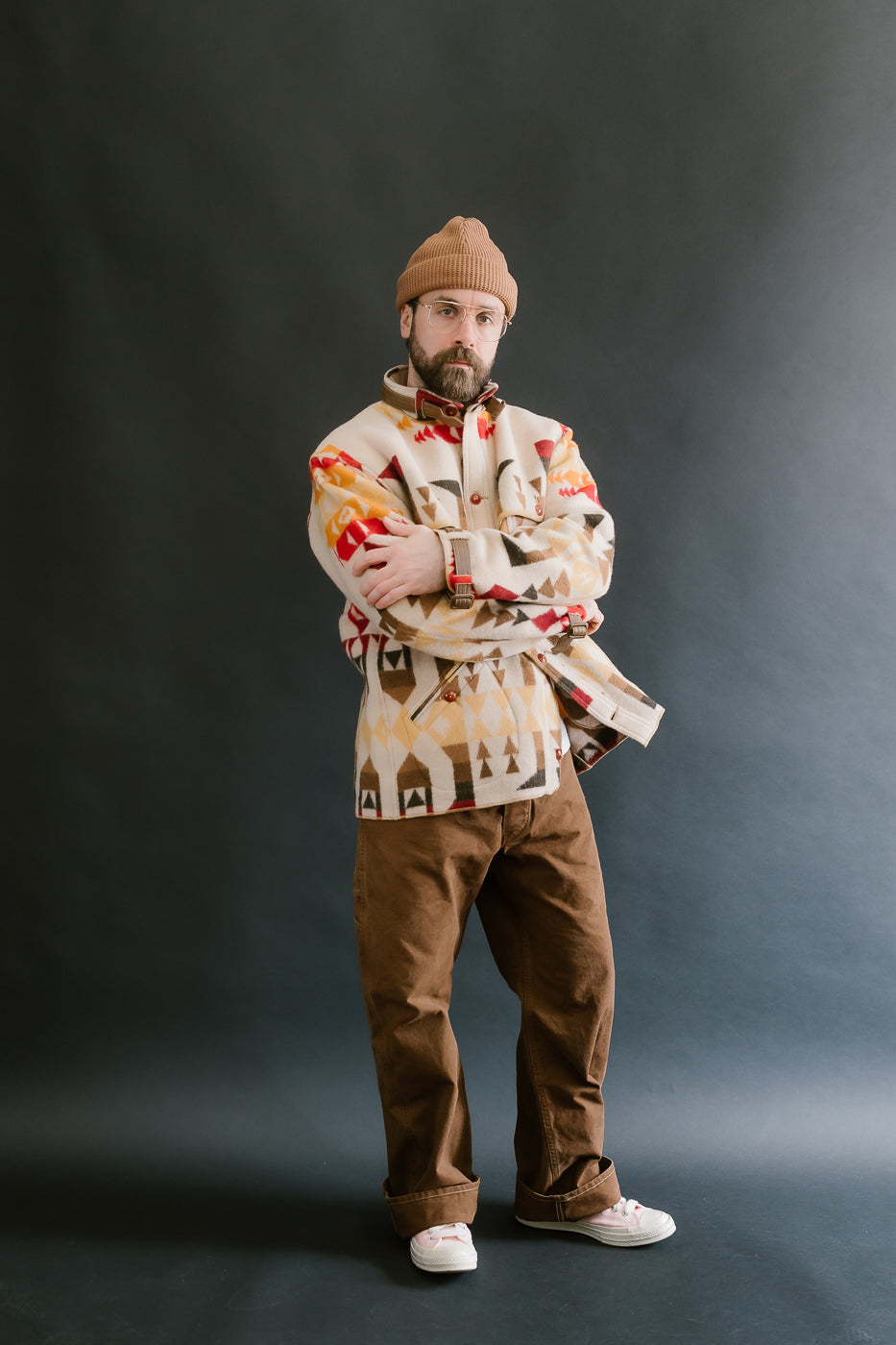 Lot JG-32 - Stag Wool Coat - Beige