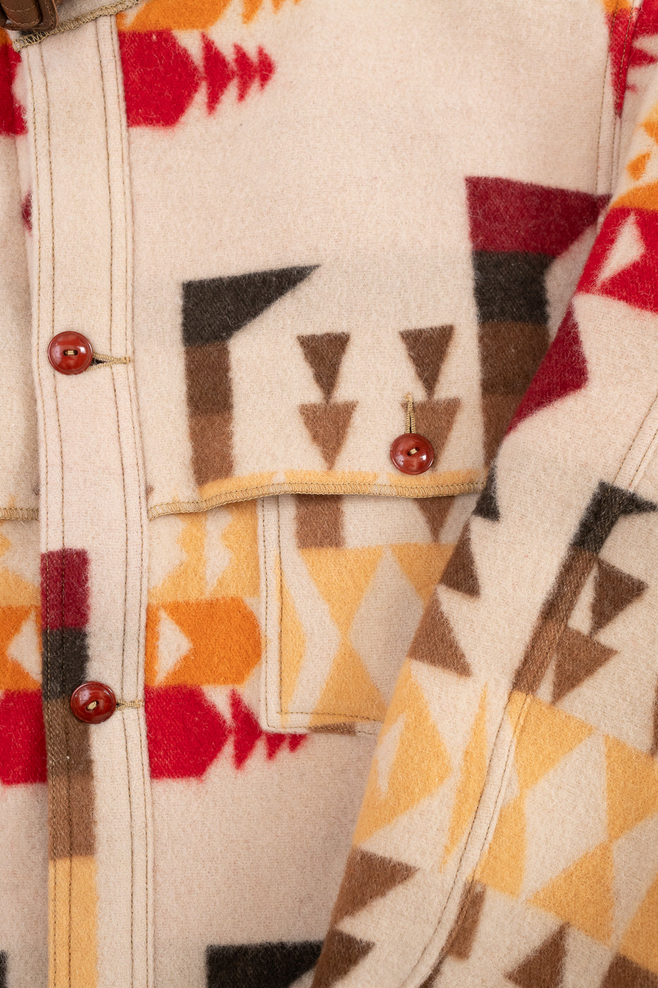 Lot JG-32 - Stag Wool Coat - Beige