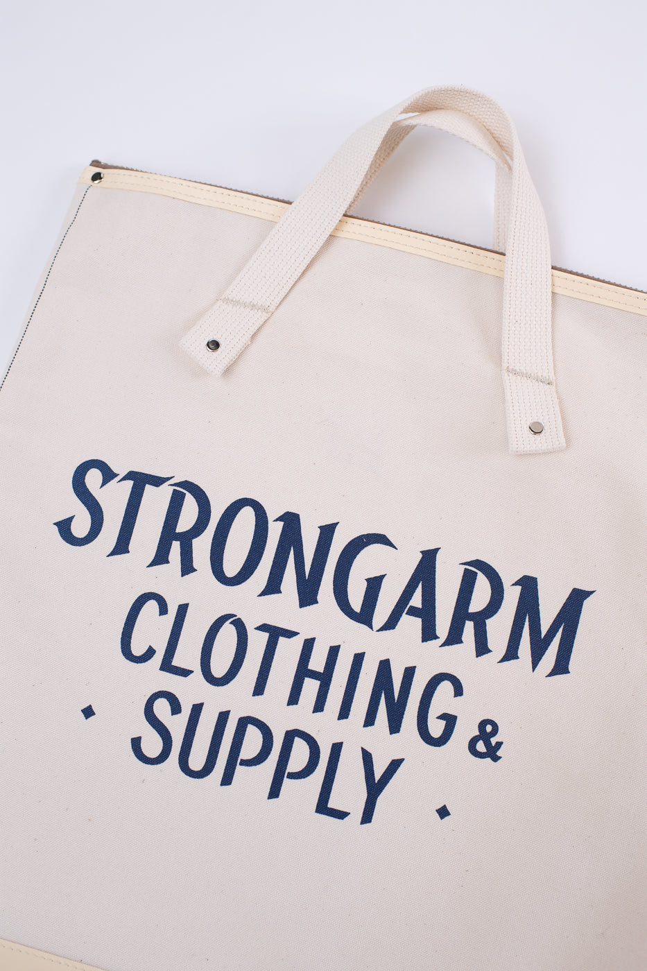 Lot JG-B02 - Strongarm Selvedge Sports Bag - Ecru