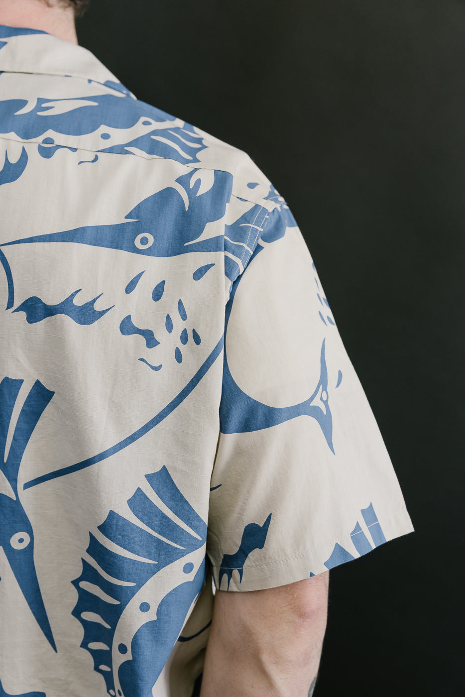 Lot JG-18 - Sailfish Camp Collar Shirt - Beige