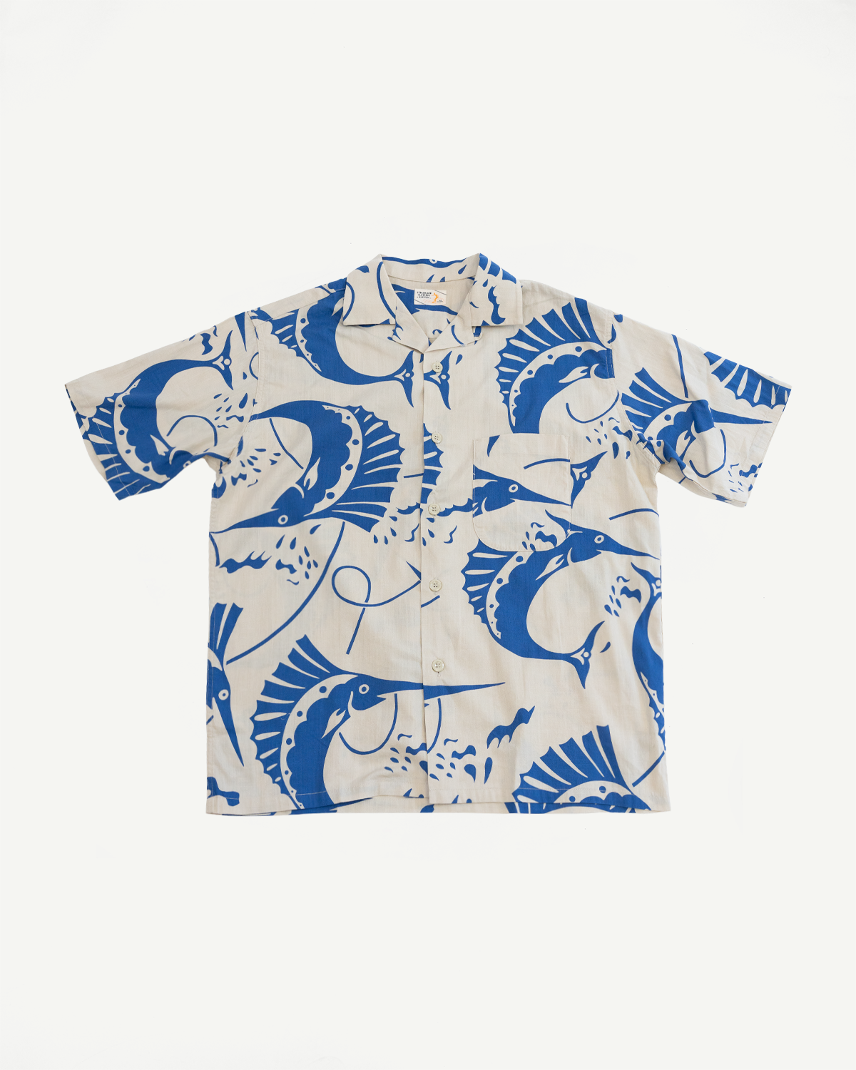 Lot JG-18 - Sailfish Camp Collar Shirt - Beige