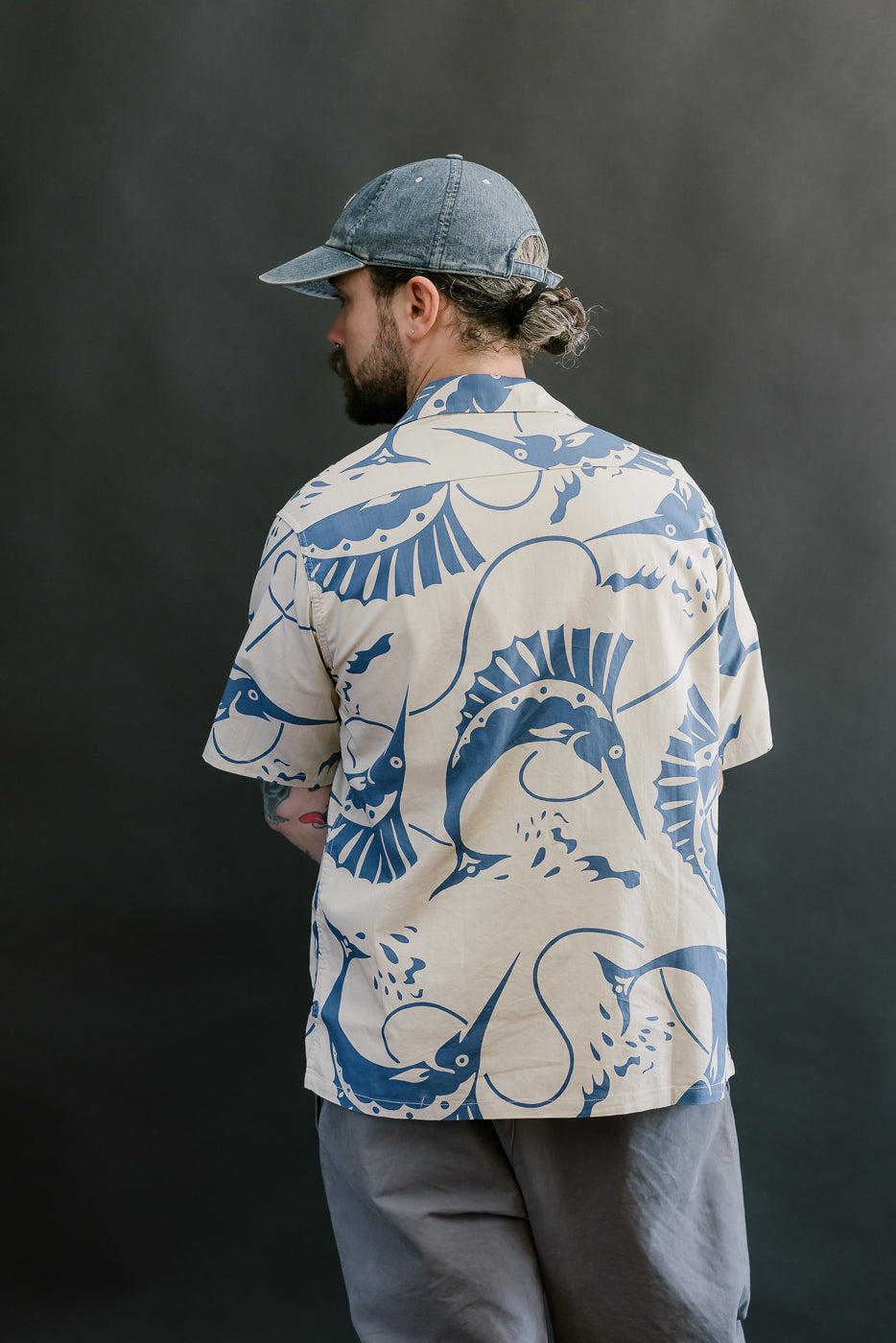 Lot JG-18 - Sailfish Camp Collar Shirt - Beige