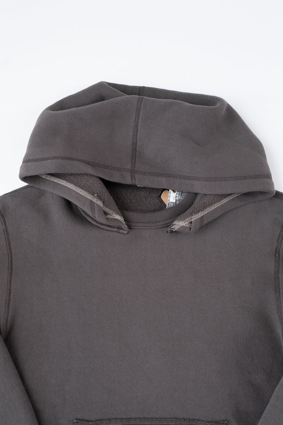 LCS1002 - Sinker Super Fluffy Knit After Hoodie - Classic Black