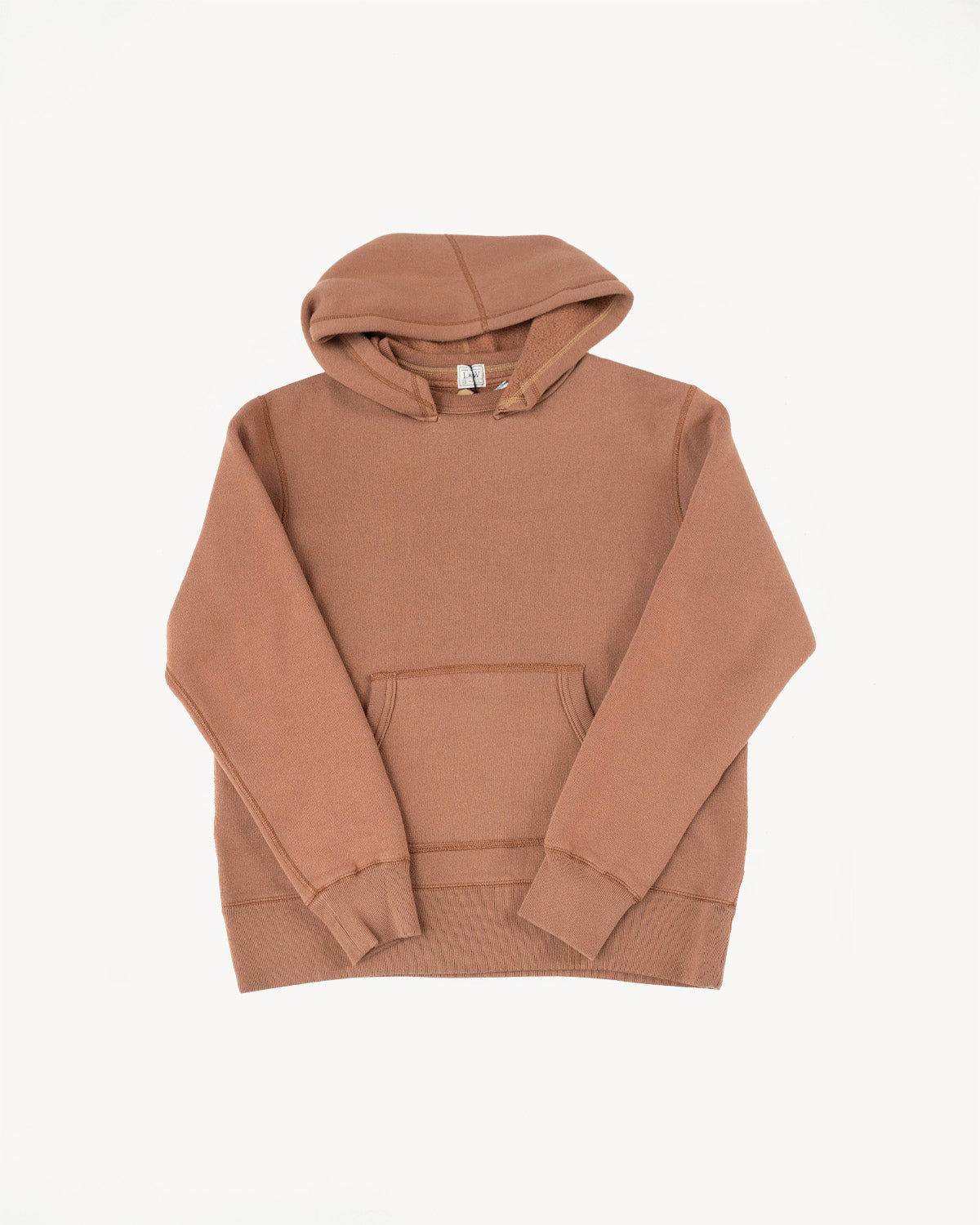 LCS1002 - Sinker Super Fluffy Knit After Hoodie - Maple Brown