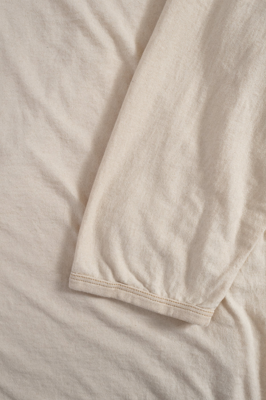 LRC1117 - Supima Cotton 3/4 Sleeve Crew - Old Ivory