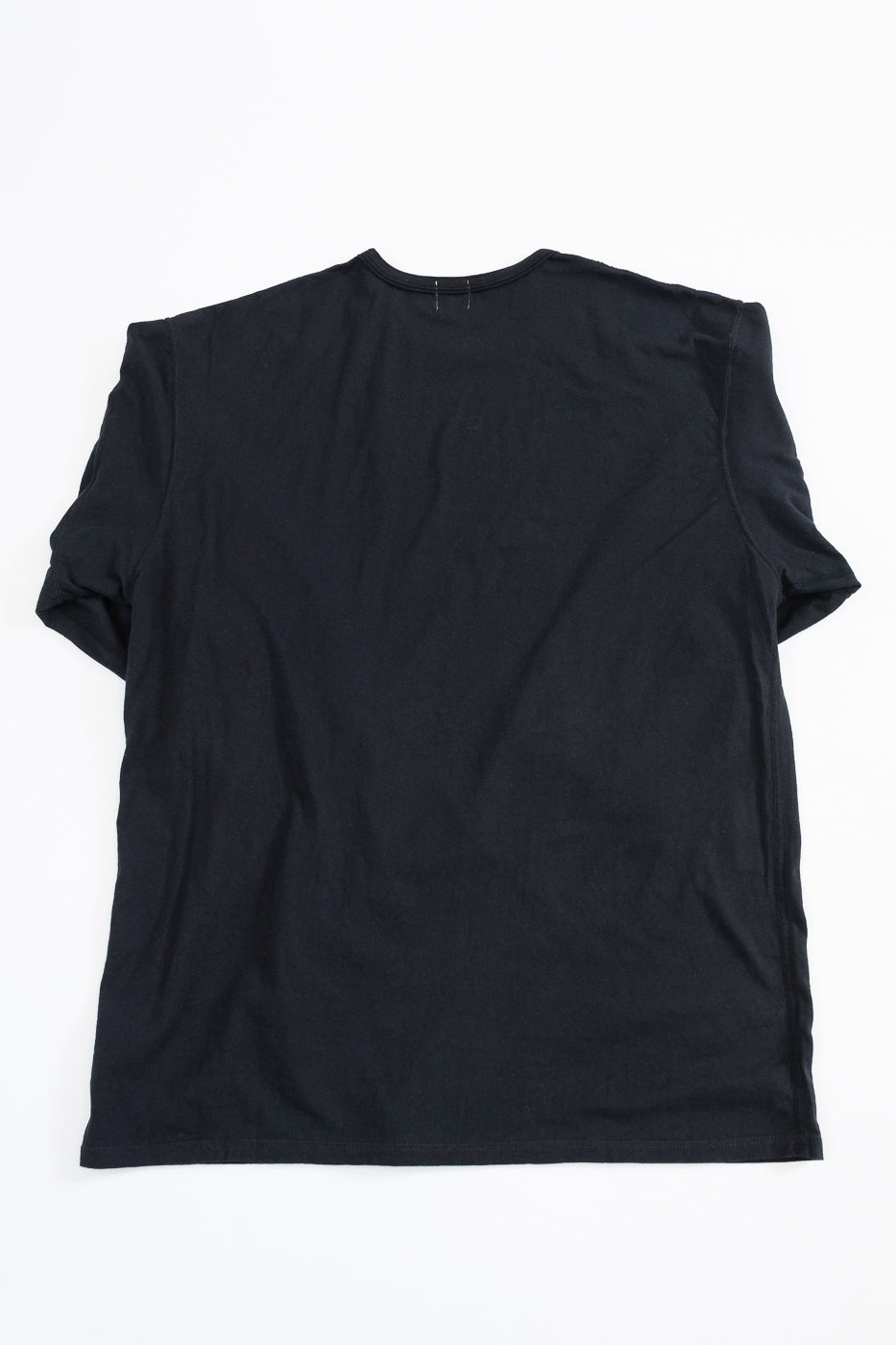 LRC1117 - Supima Cotton 3/4 Sleeve Crew - Royal Black