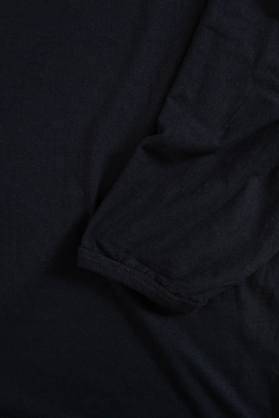 LRC1117 - Supima Cotton 3/4 Sleeve Crew - Royal Black