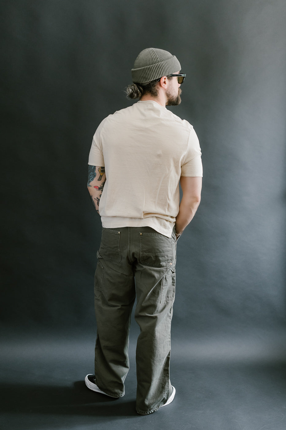 LRC1119 - Supima Cotton Edge Piping Classic Crew - Old Ivory