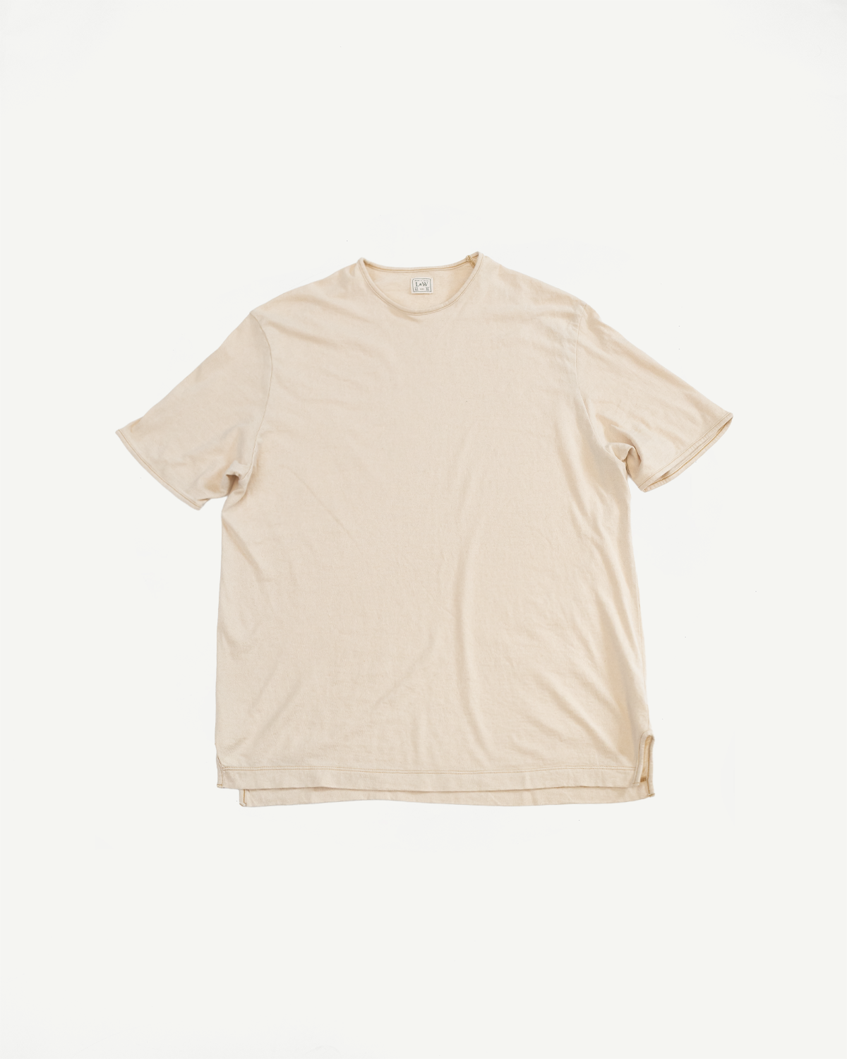 LRC1119 - Supima Cotton Edge Piping Classic Crew - Old Ivory