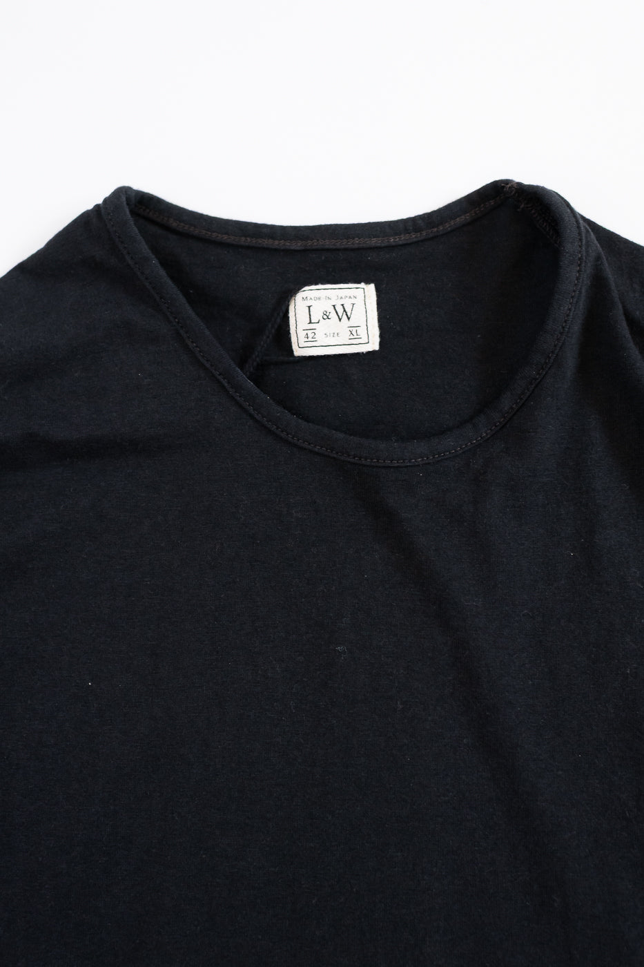 LRC1119 - Supima Cotton Edge Piping Classic Crew - Royal Black