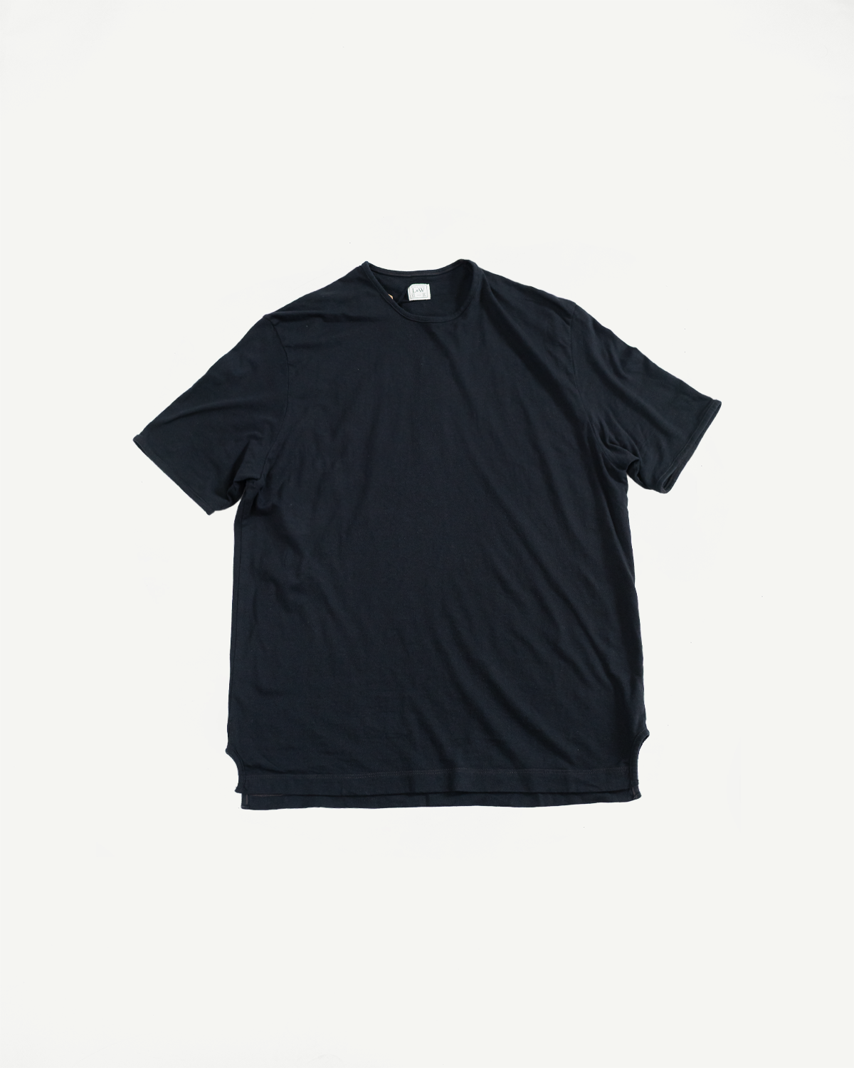 LRC1119 - Supima Cotton Edge Piping Classic Crew - Royal Black