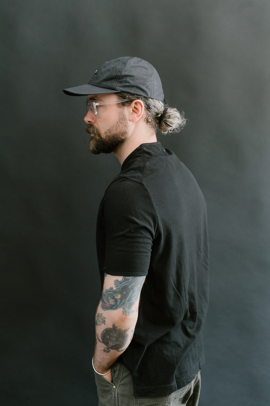 LRC1119 - Supima Cotton Edge Piping Classic Crew - Royal Black