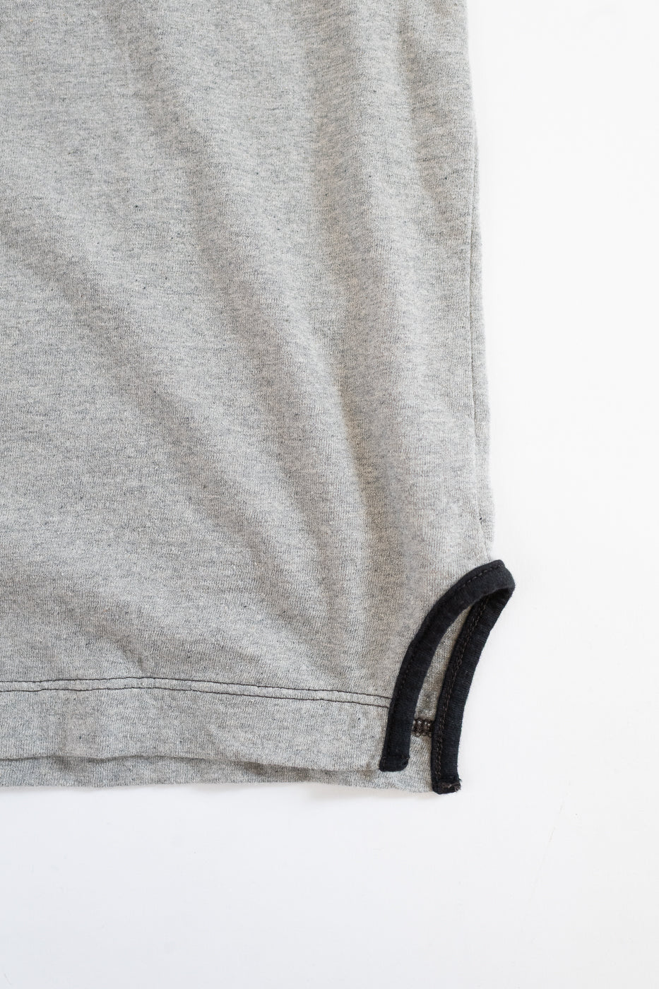 LRC1119 - Supima Cotton Edge Piping Classic Crew - Two Tone Vintage Grey