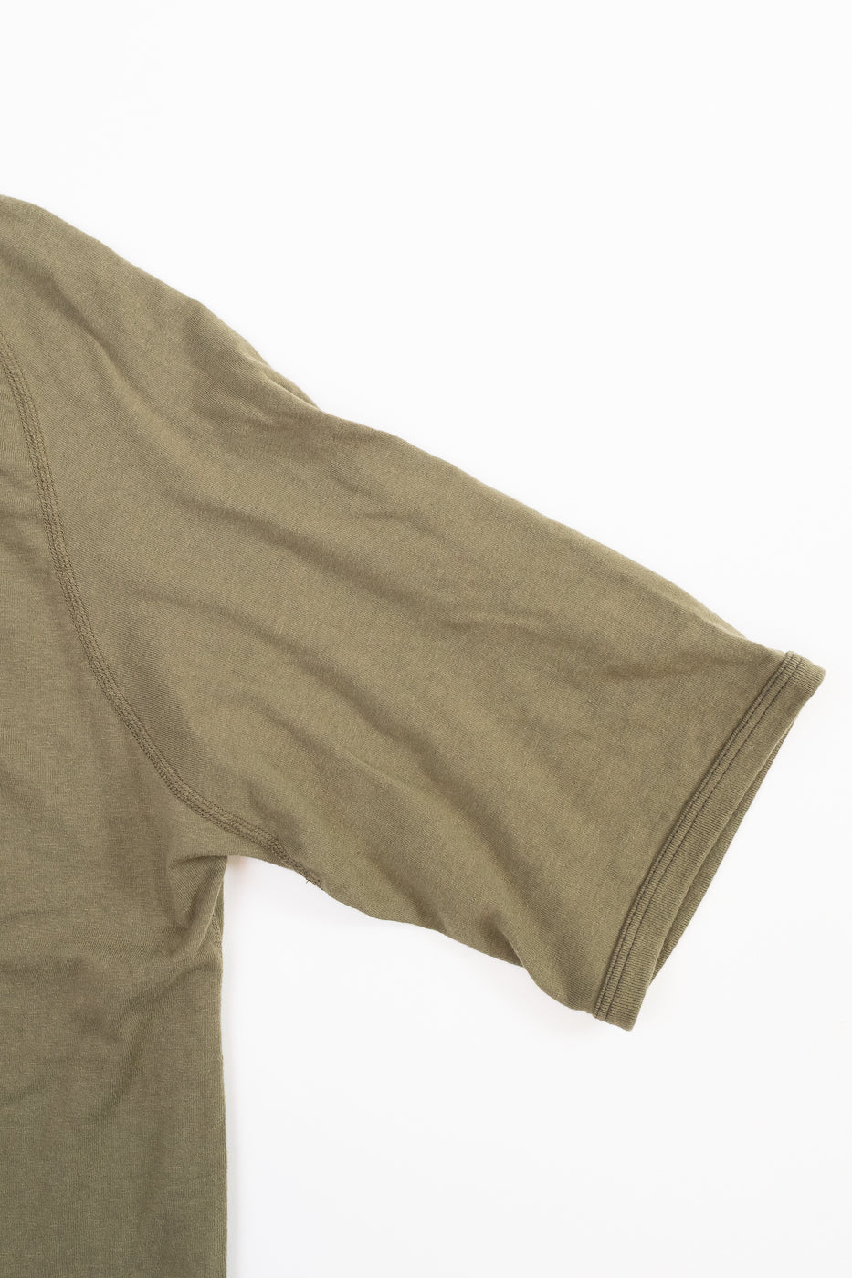 LRC1120 - Supima Cotton Freedom Sleeve Pocket Crew - Antique Olive