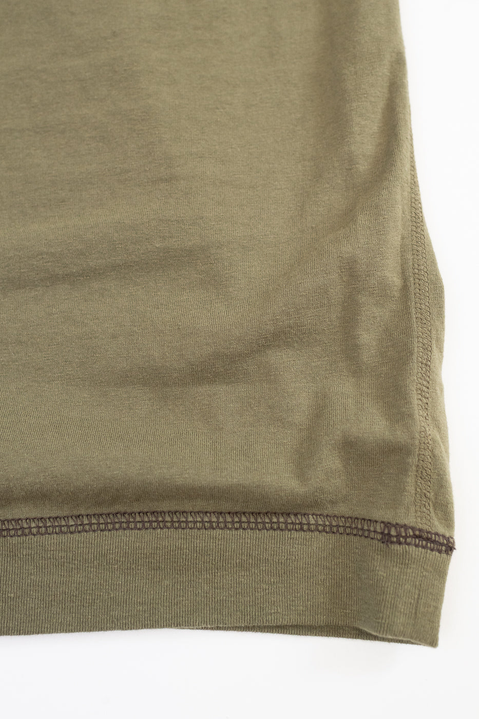 LRC1120 - Supima Cotton Freedom Sleeve Pocket Crew - Antique Olive