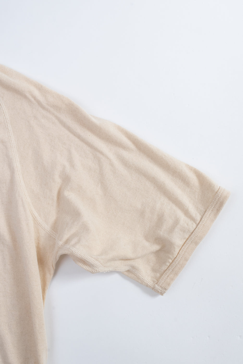 LRC1120 - Supima Cotton Freedom Sleeve Pocket Crew - Old Ivory
