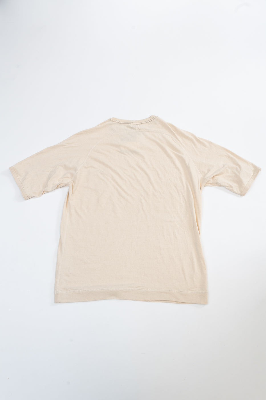 LRC1120 - Supima Cotton Freedom Sleeve Pocket Crew - Old Ivory
