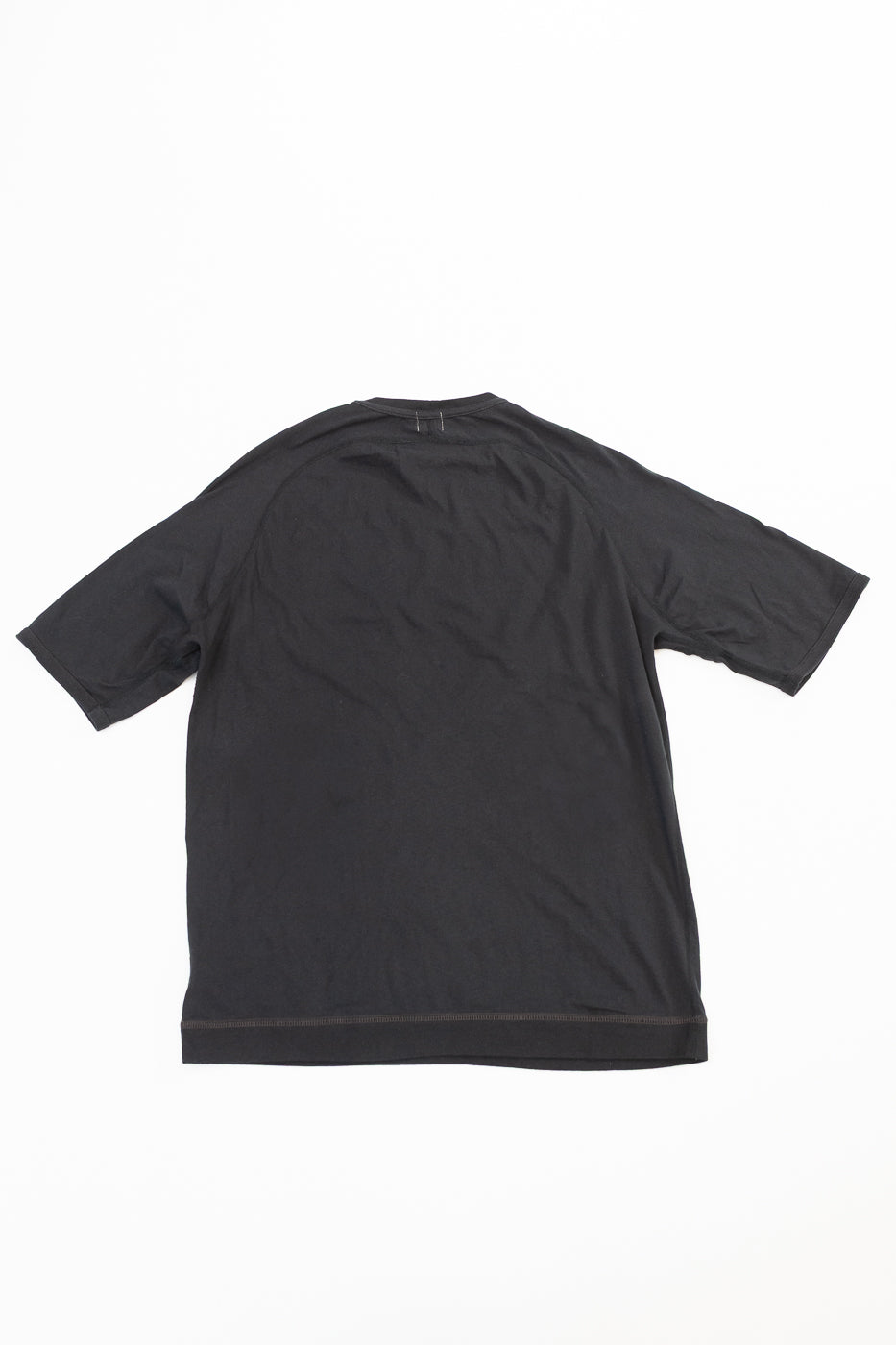 LRC1120 - Supima Cotton Freedom Sleeve Pocket Crew - Royal Black