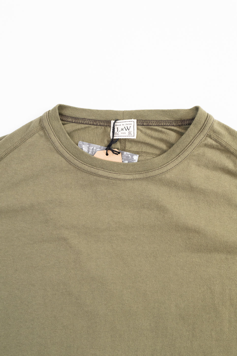 LRC1121 - Supima Cotton Freedom Sleeve Crew - Antique Olive