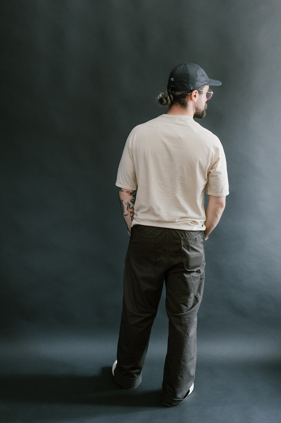 LRC1121 - Supima Cotton Freedom Sleeve Crew - Old Ivory