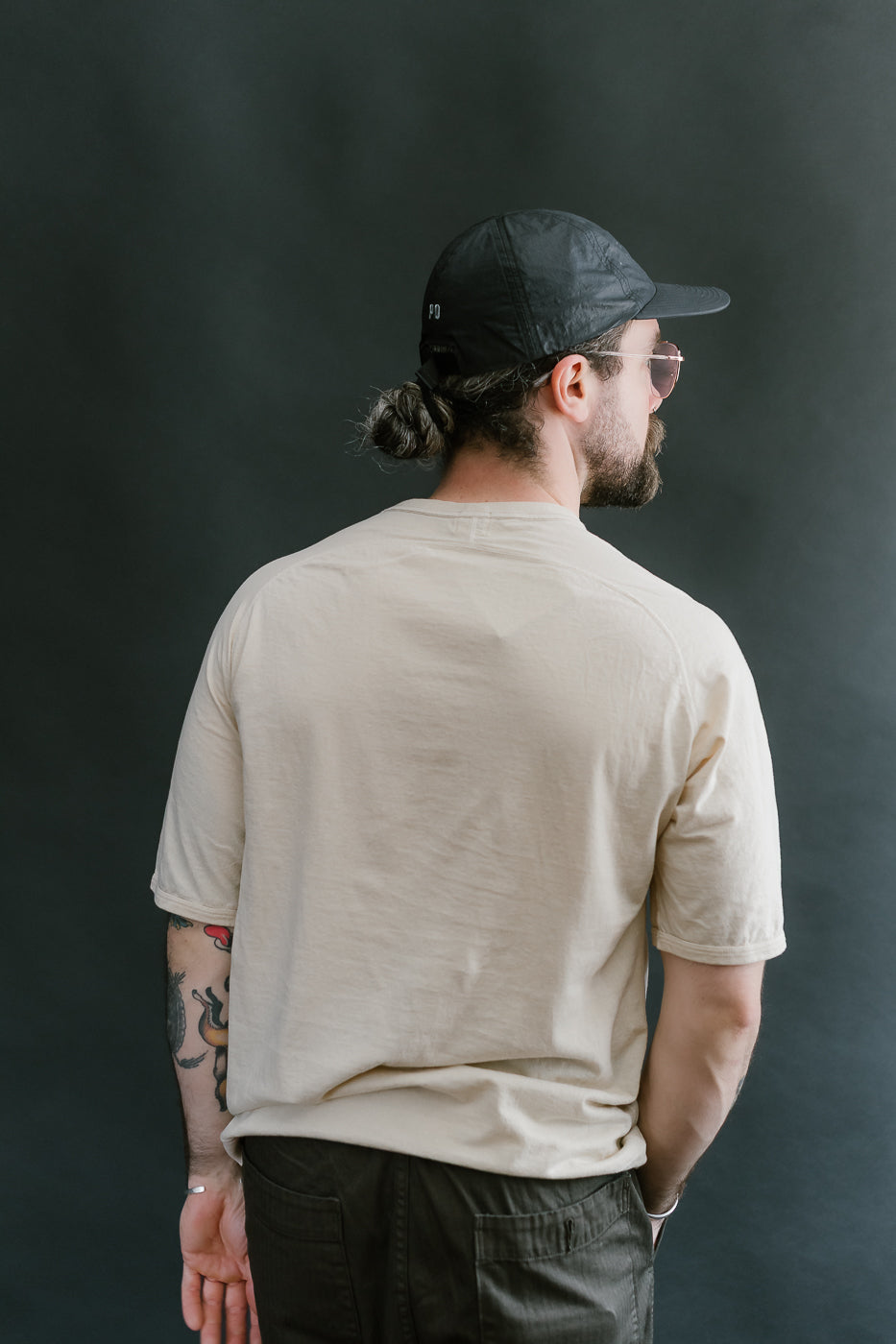 LRC1121 - Supima Cotton Freedom Sleeve Crew - Old Ivory