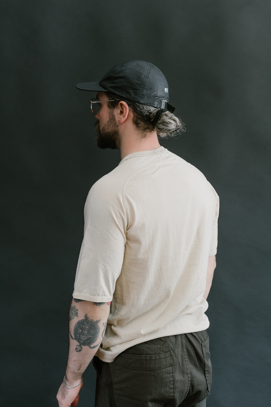 LRC1121 - Supima Cotton Freedom Sleeve Crew - Old Ivory