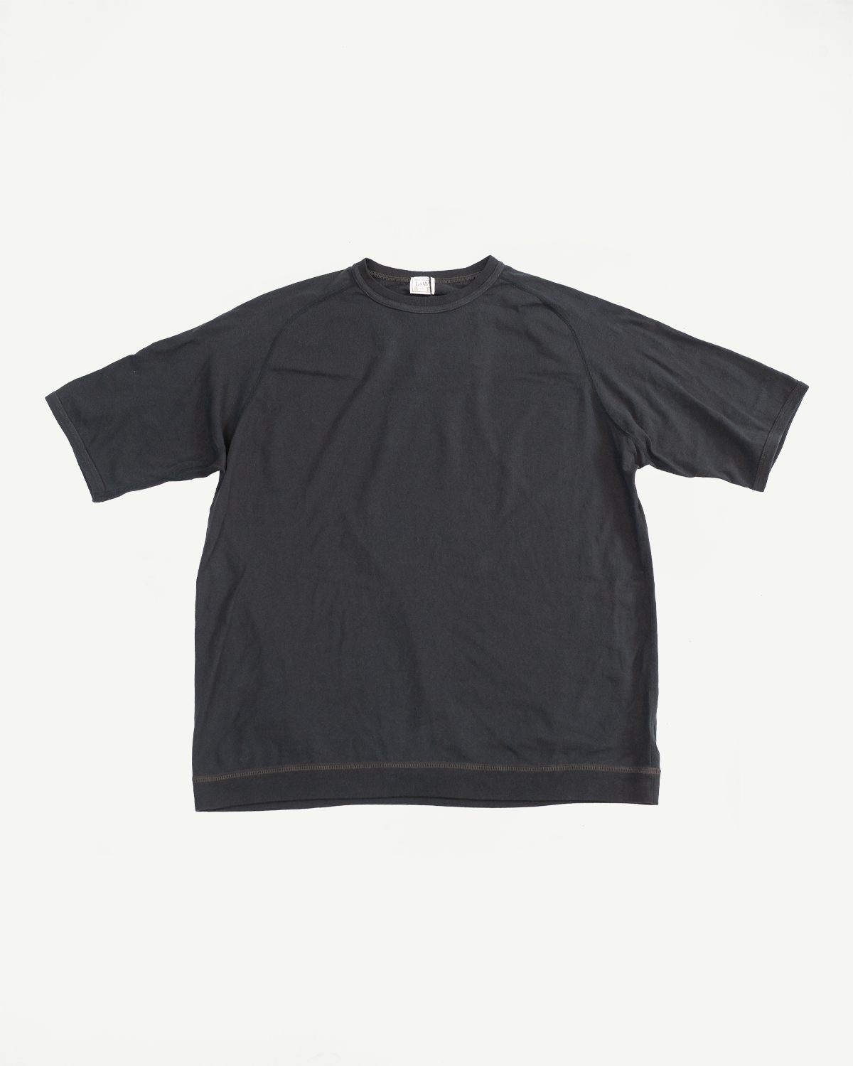 LRC1121 - Supima Cotton Freedom Sleeve Crew - Royal Black