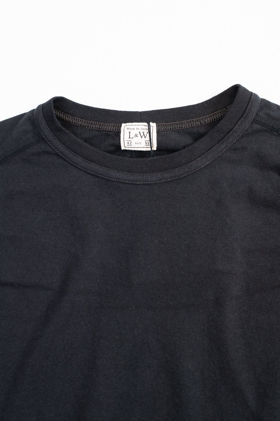 LRC1121 - Supima Cotton Freedom Sleeve Crew - Royal Black