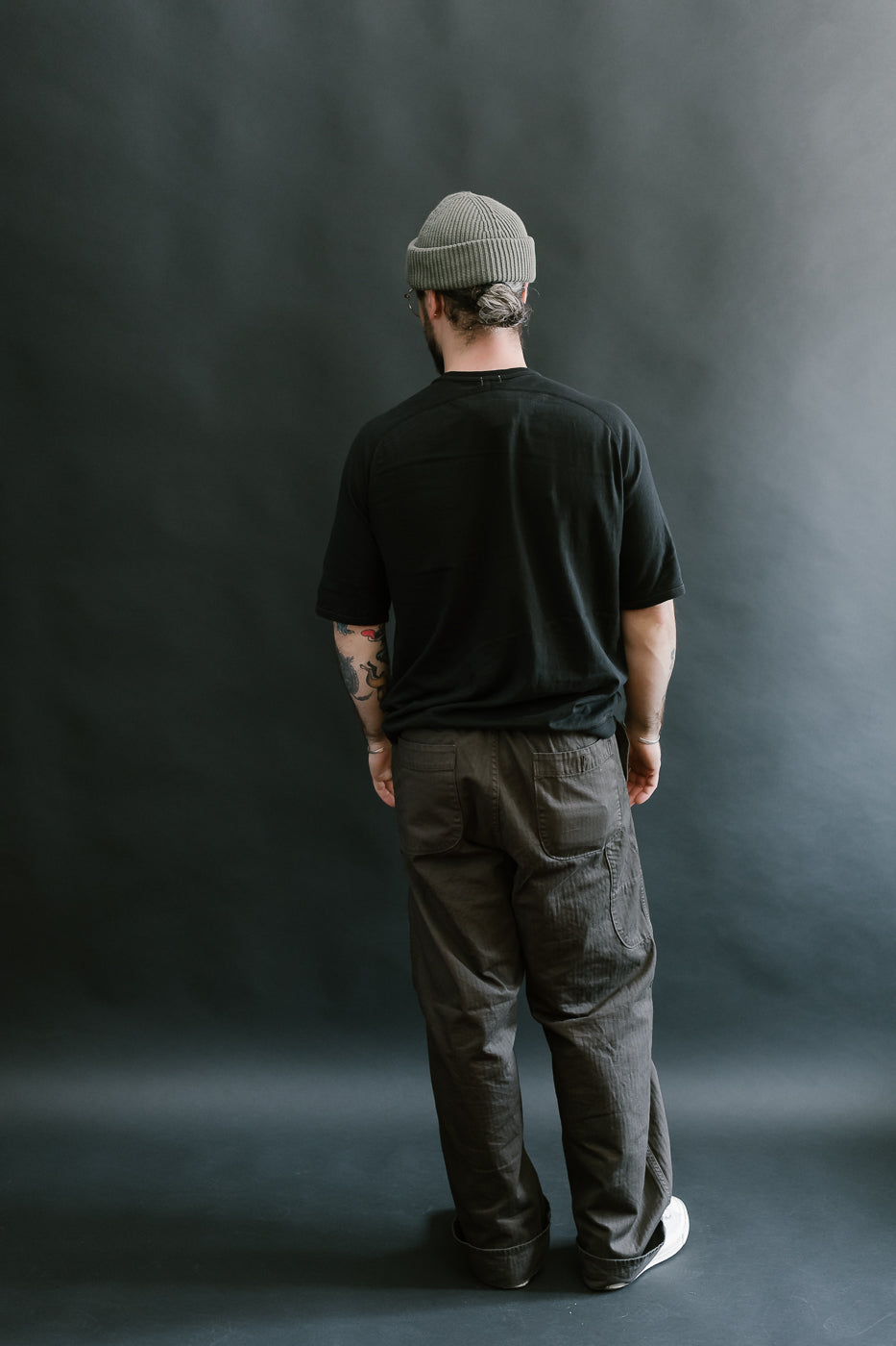 LRC1121 - Supima Cotton Freedom Sleeve Crew - Royal Black