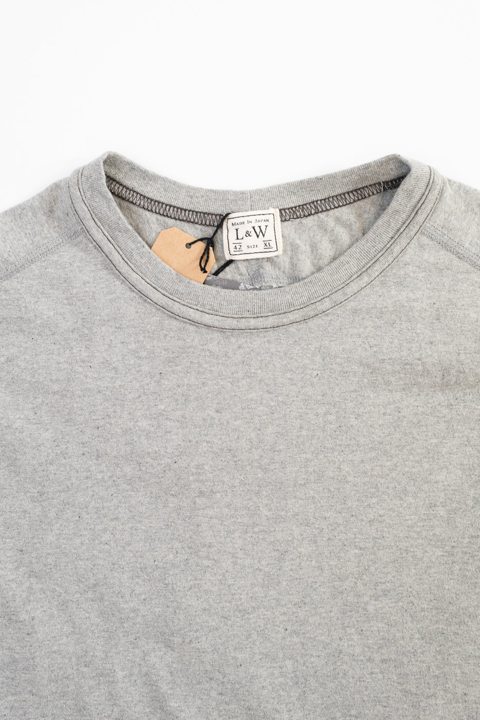 LRC1121 - Supima Cotton Freedom Sleeve Crew - Vintage Grey