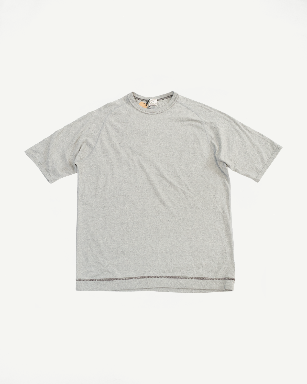 LRC1121 - Supima Cotton Freedom Sleeve Crew - Vintage Grey
