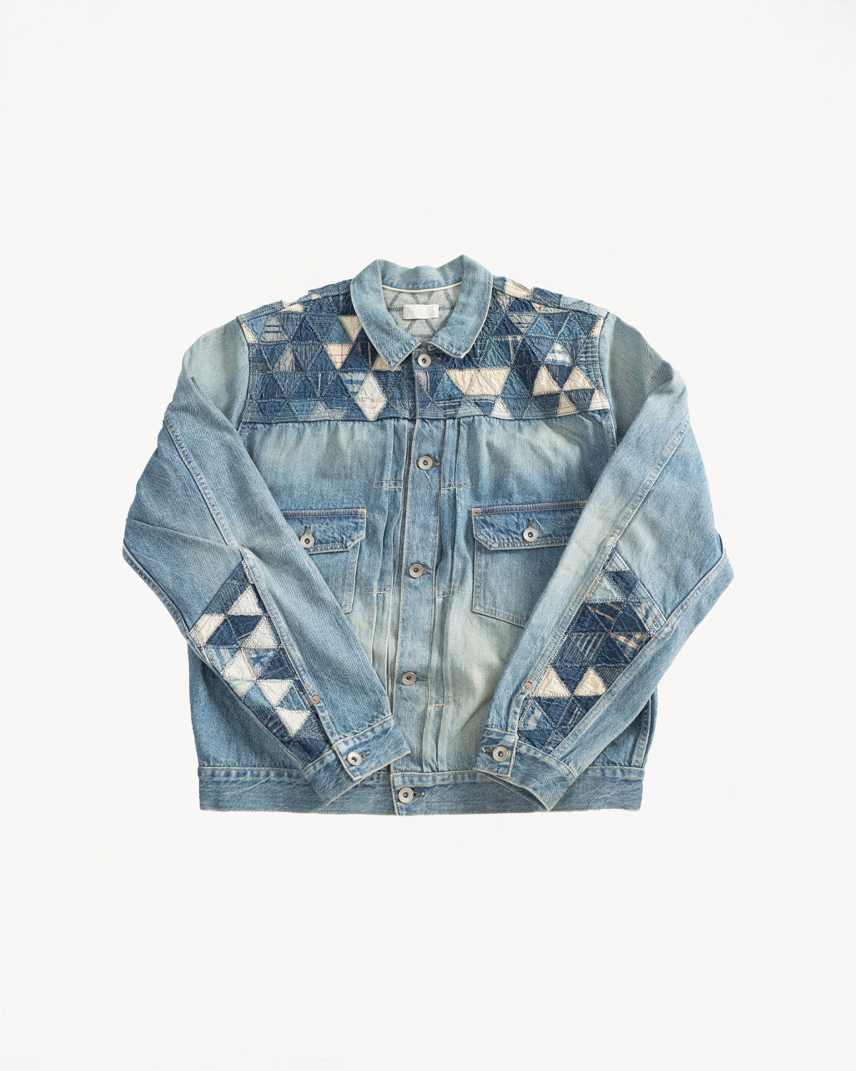 MSP-4000 - Tsugihagi Selvedge Denim Jacket - Used Indigo