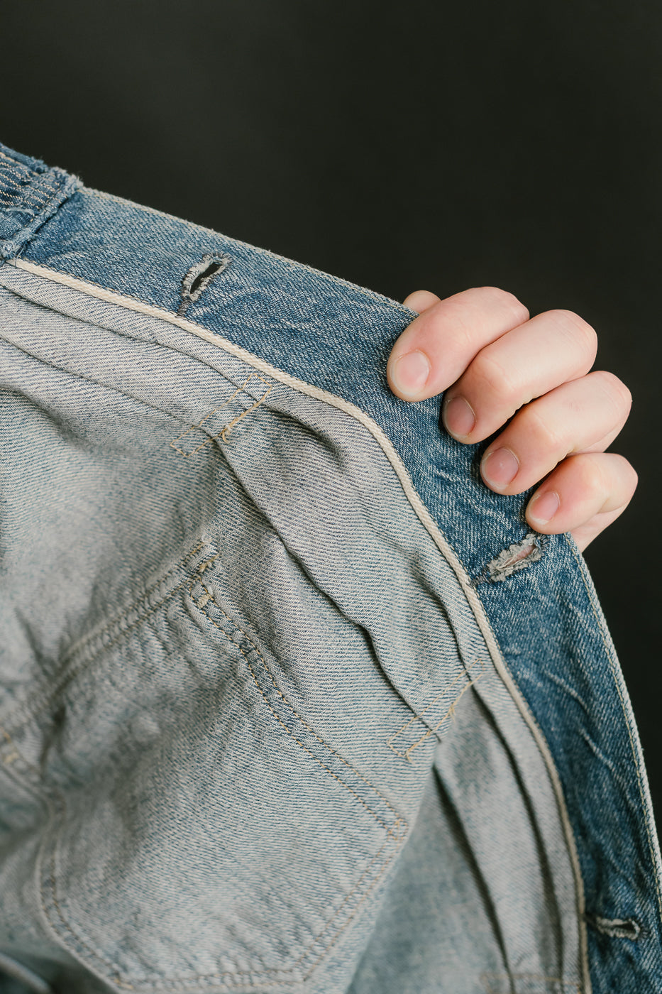 MSP-4000 - Tsugihagi Selvedge Denim Jacket - Used Indigo