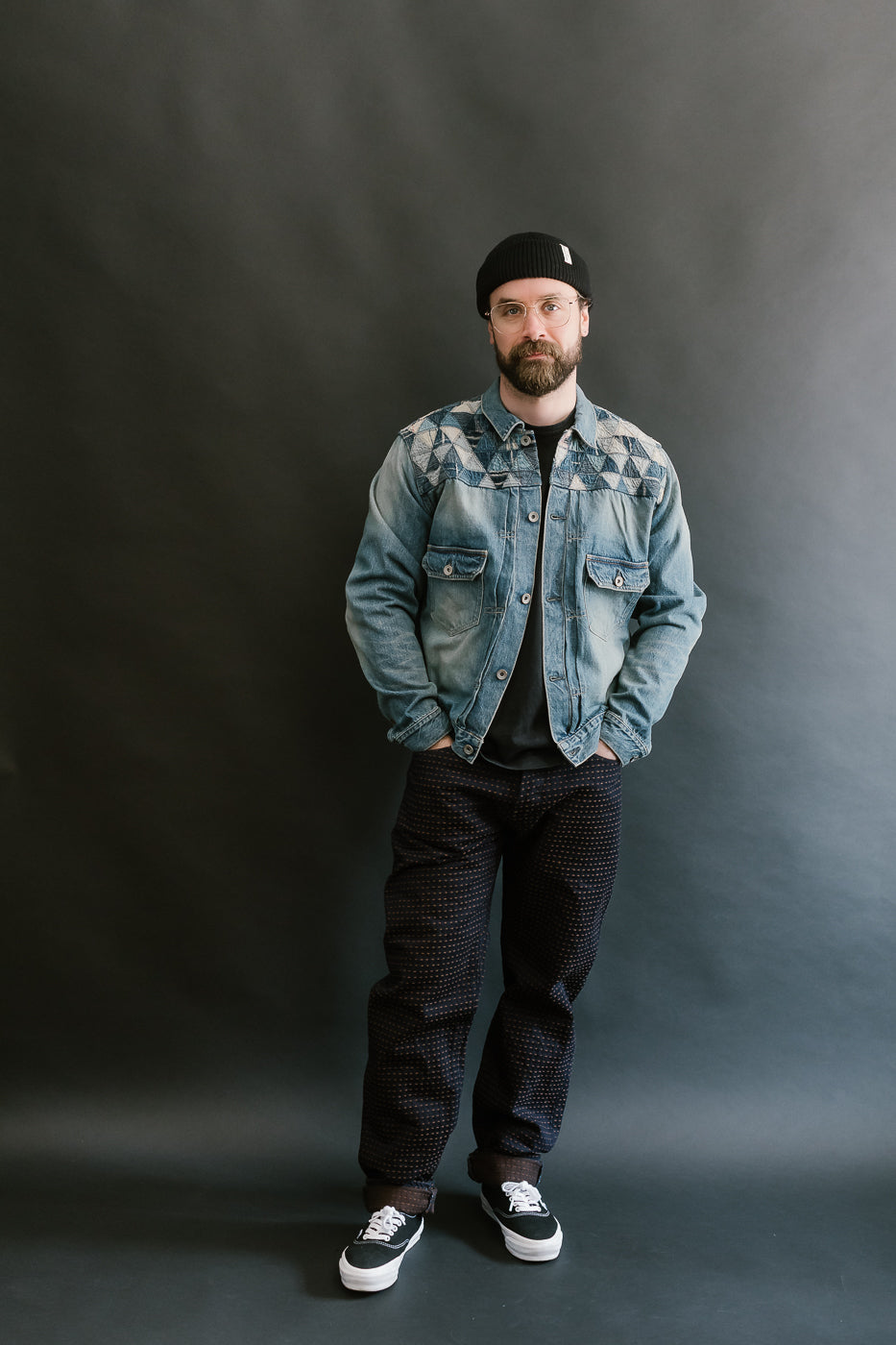 MSP-4000 - Tsugihagi Selvedge Denim Jacket - Used Indigo