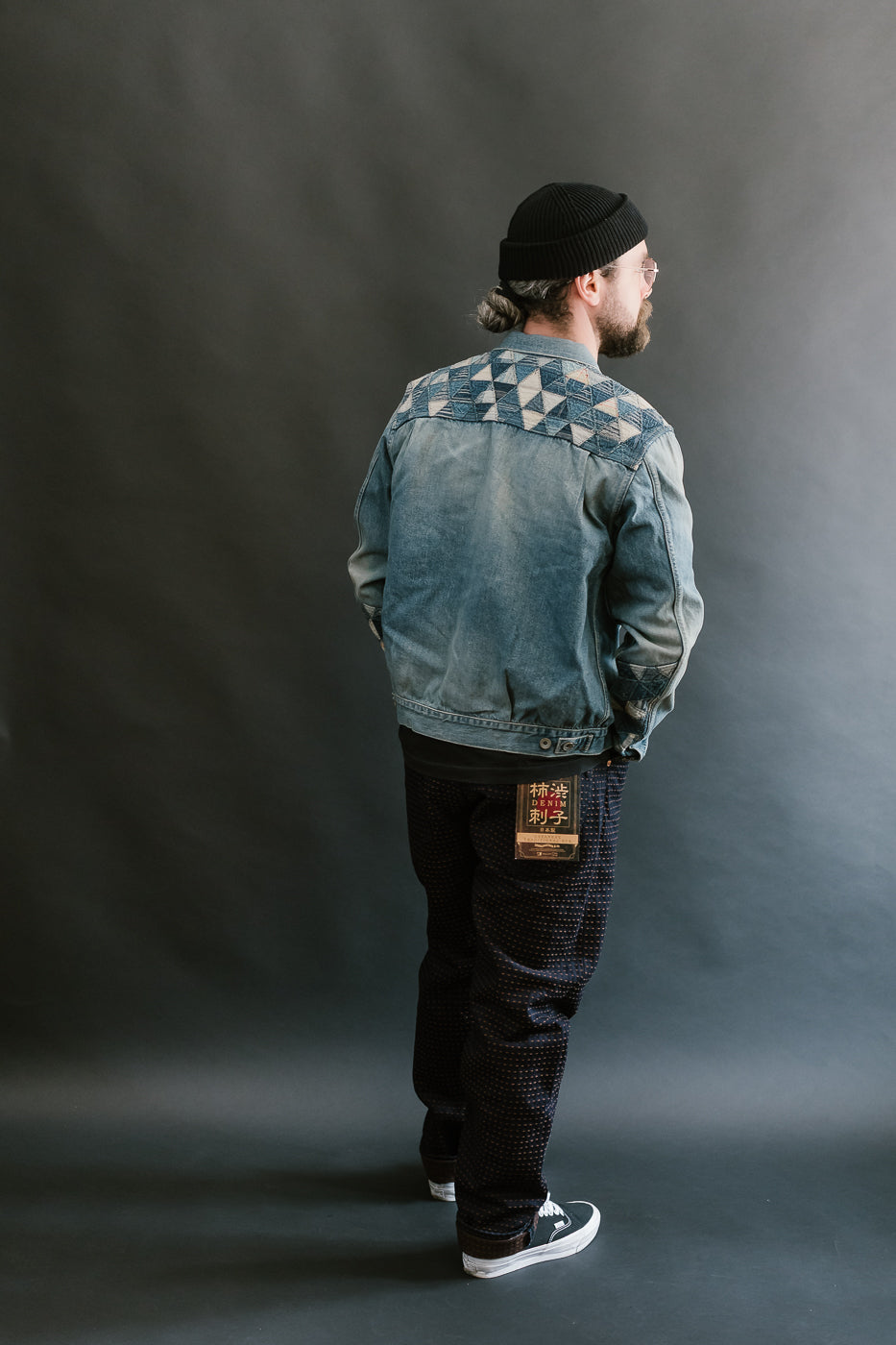MSP-4000 - Tsugihagi Selvedge Denim Jacket - Used Indigo