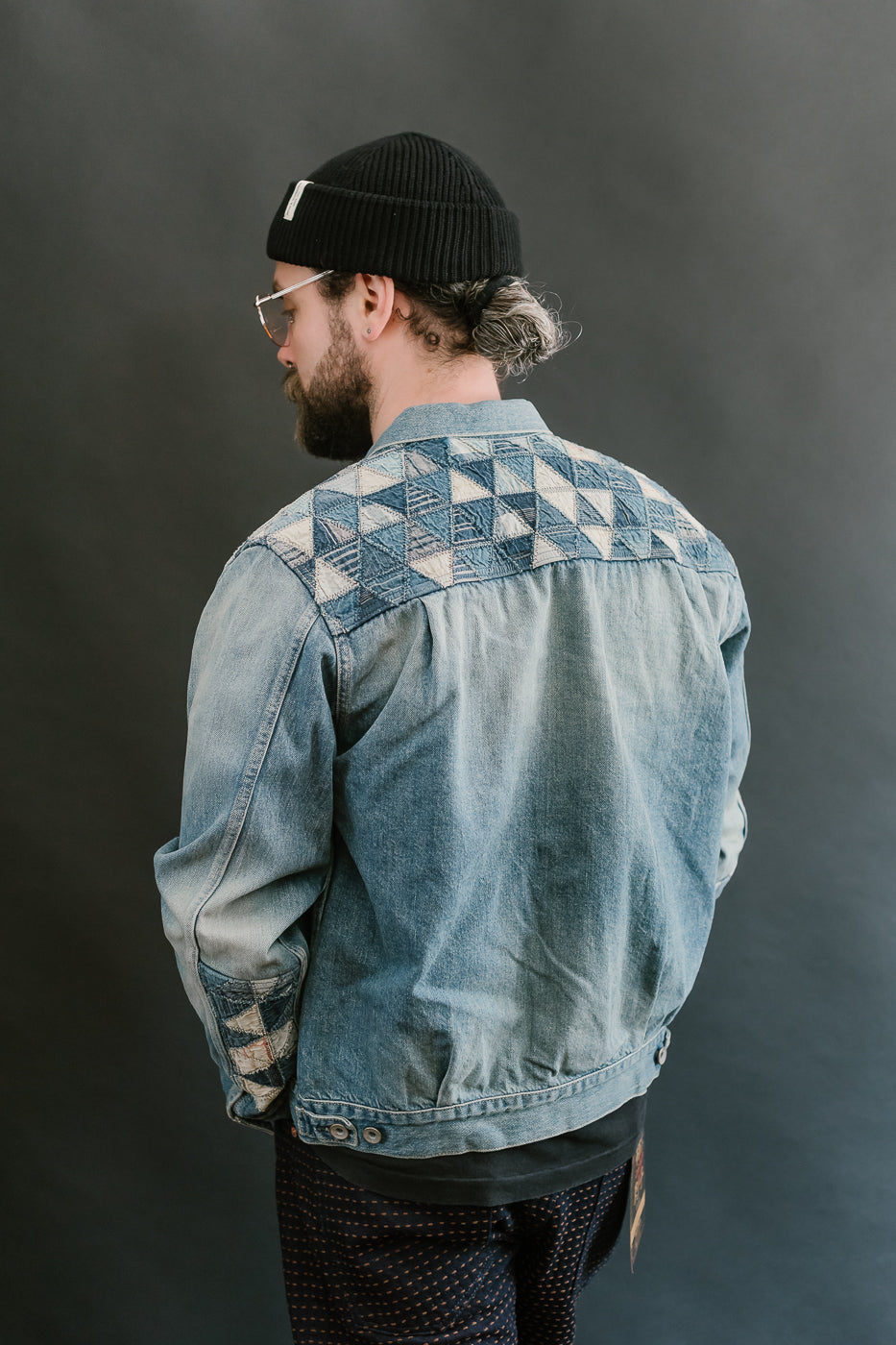 MSP-4000 - Tsugihagi Selvedge Denim Jacket - Used Indigo