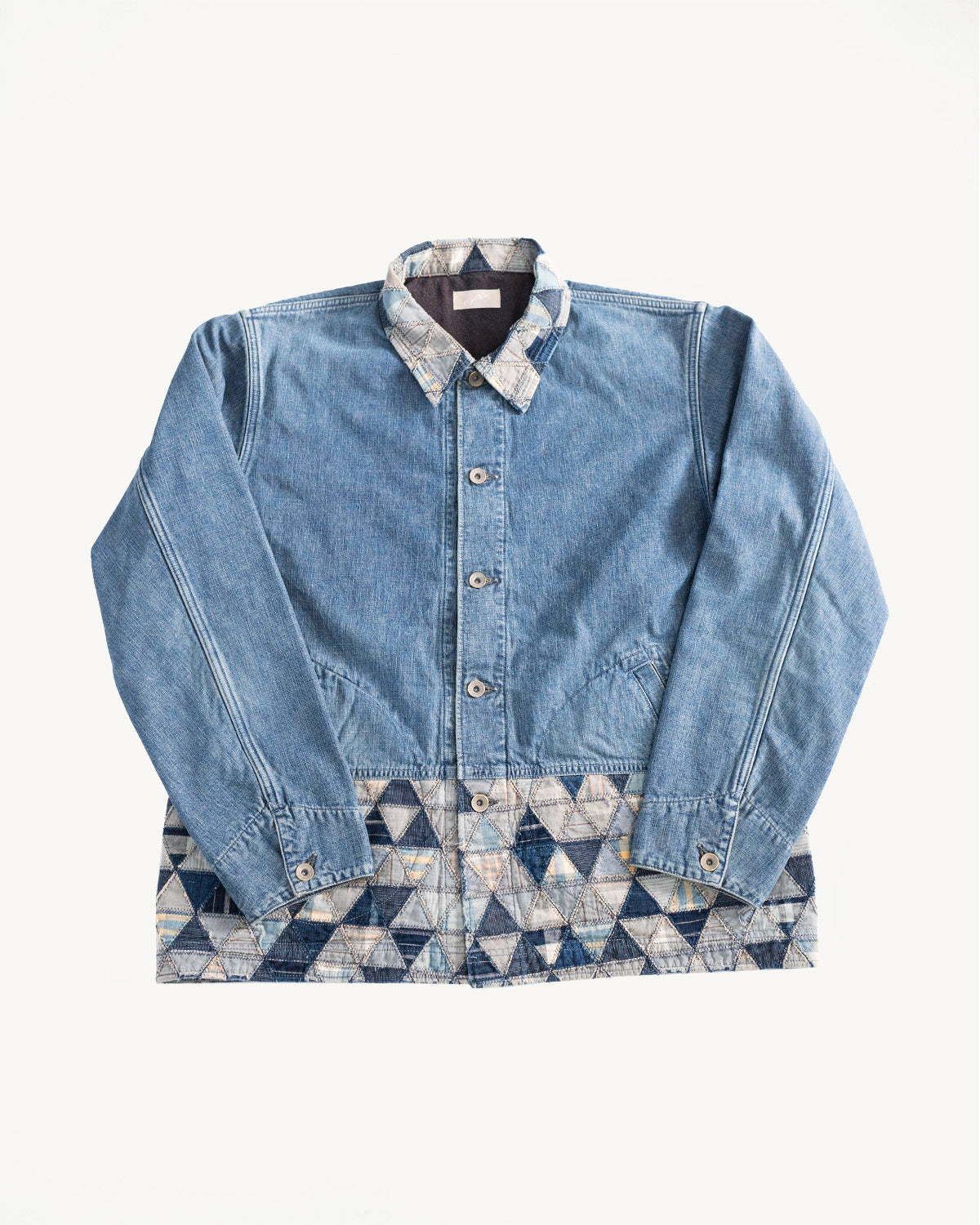 MSP-4014 - Patch Tsuhihagi Coverall - Indigo