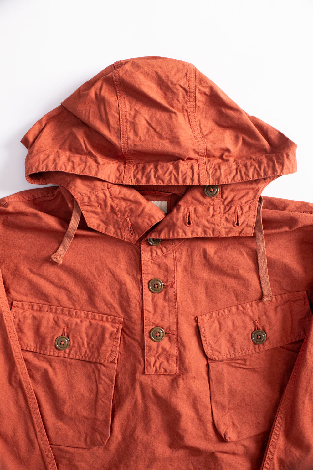 MSP-4023 - Twill Anorak Pullover - Orange