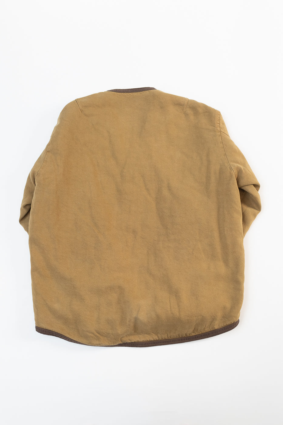 MSP-4029 - Asymmetrical Bomber Jacket - Beige