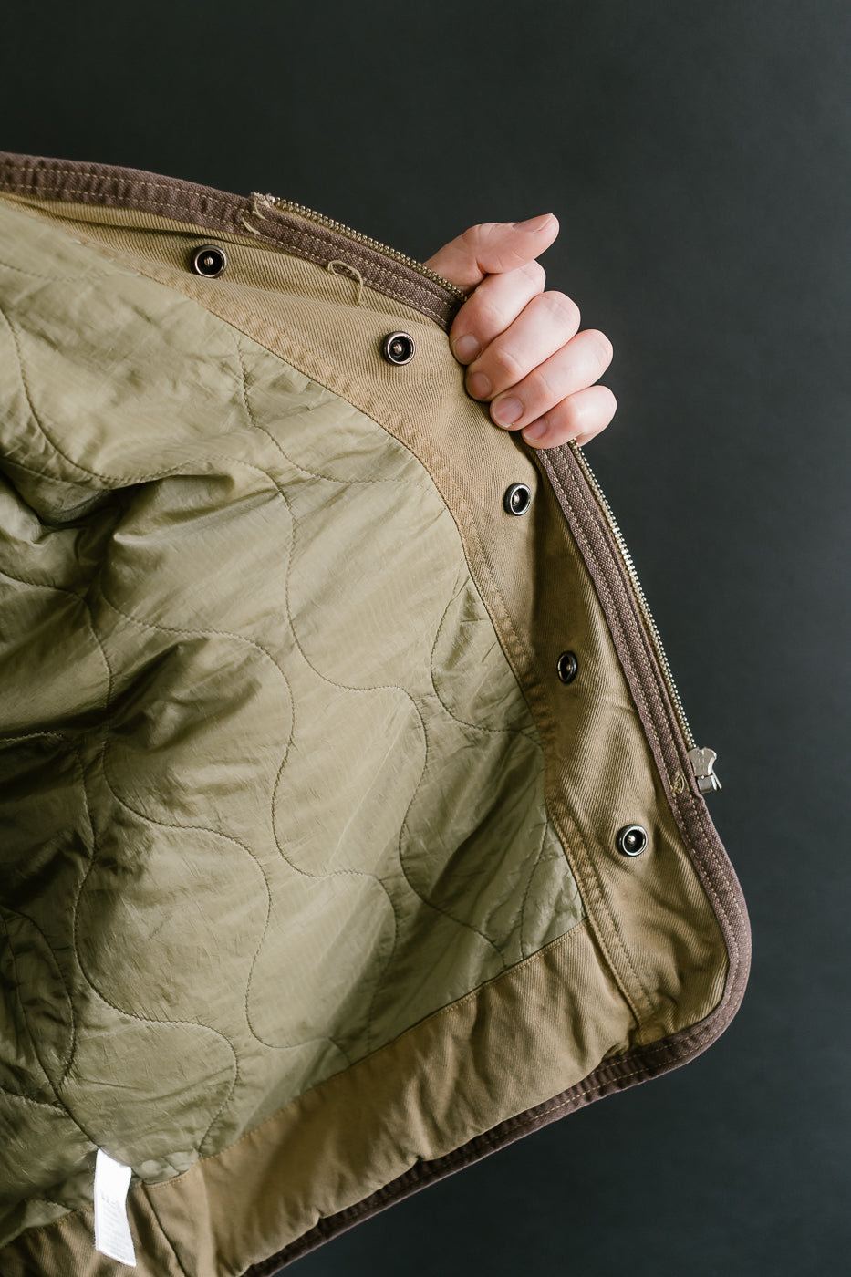 MSP-4029 - Asymmetrical Bomber Jacket - Beige