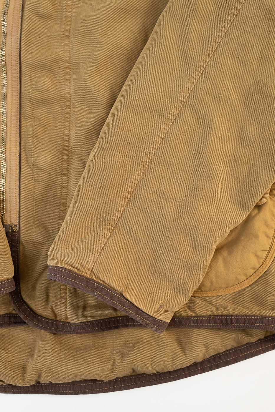 MSP-4029 - Asymmetrical Bomber Jacket - Beige