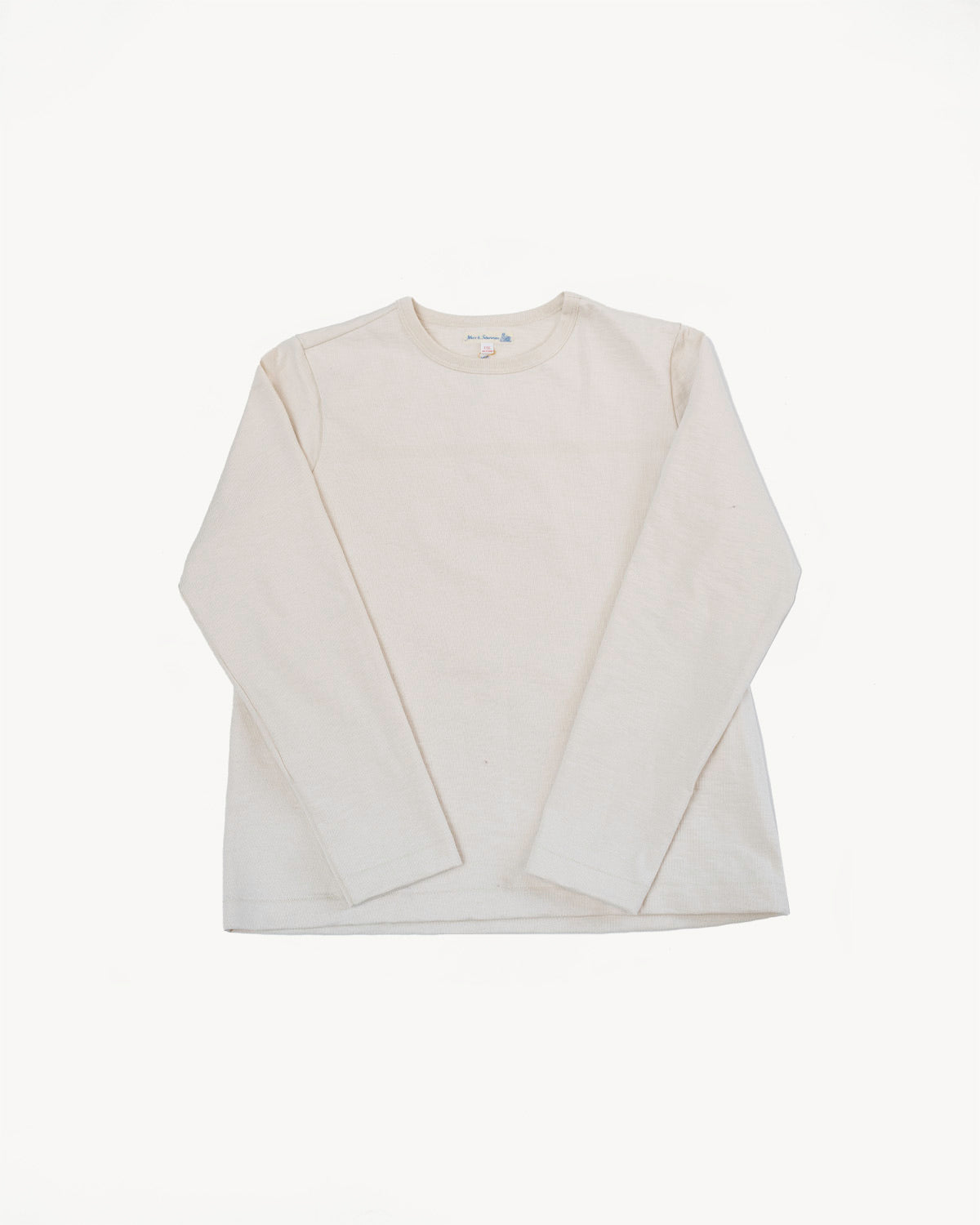 2S18.02 - 13.4oz Loopwheeled Heavy LS T-Shirt Relaxed Fit - Nature