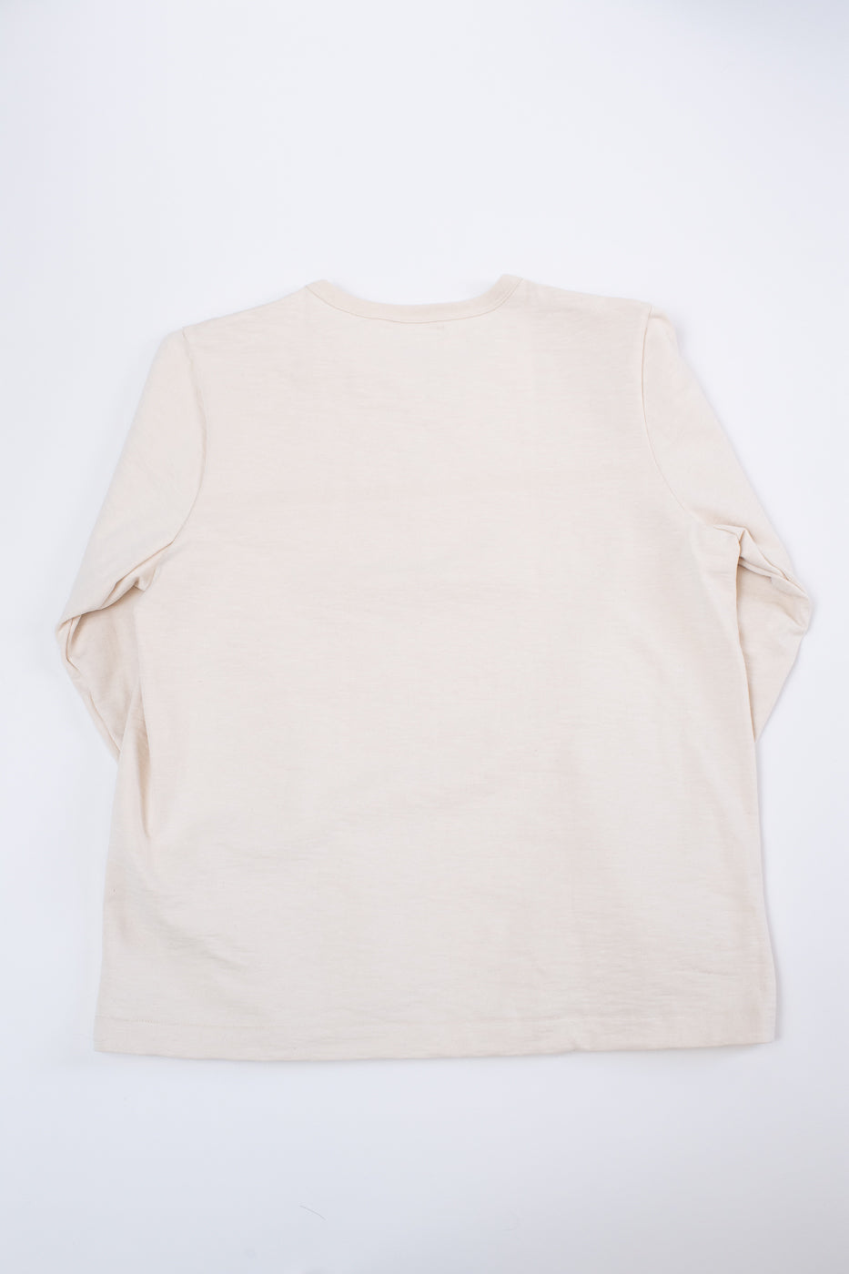 2S18.02 - 13.4oz Loopwheeled Heavy LS T-Shirt Relaxed Fit - Nature