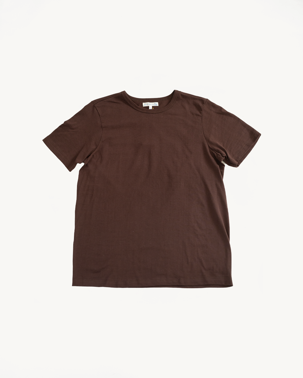 1950s.19 - 4.6oz Loopwheeled T-Shirt Classic Fit - Coffee