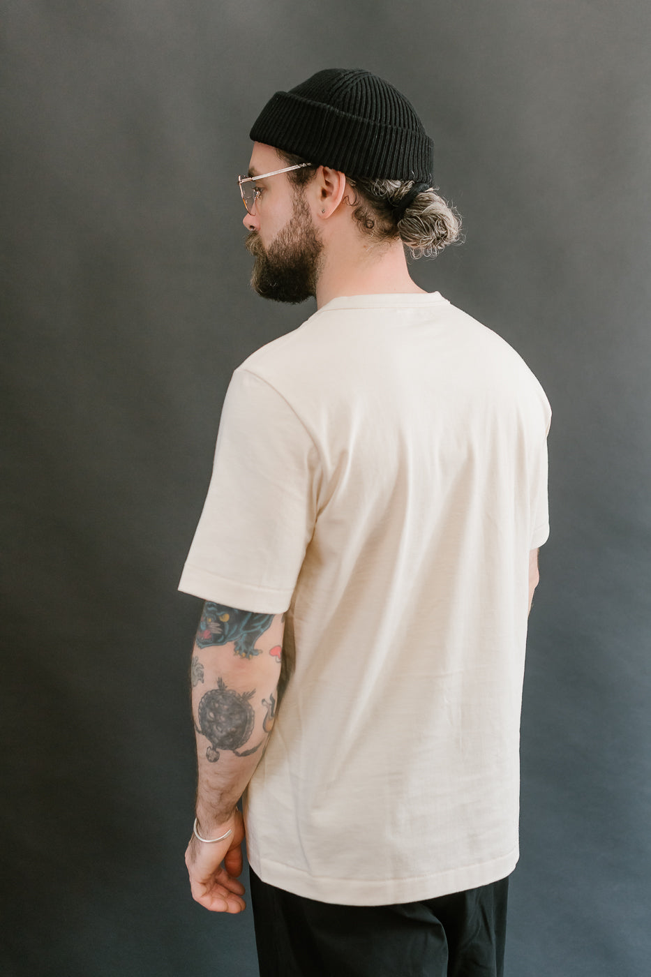 214.02 - 7.2oz Loopwheeled Relax Fit Midweight T-Shirt - Nature