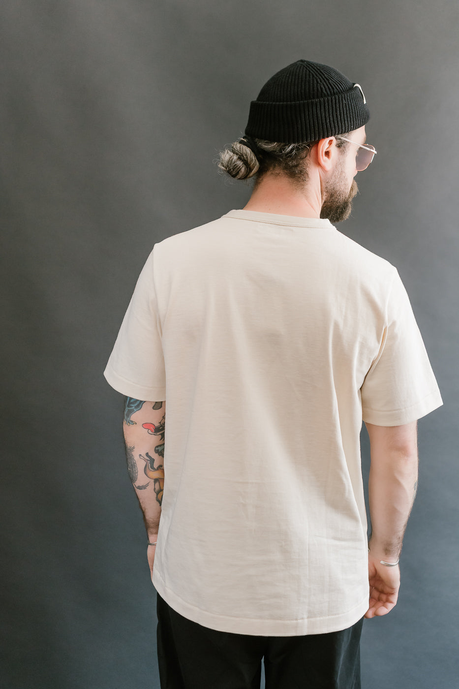 214.02 - 7.2oz Loopwheeled Relax Fit Midweight T-Shirt - Nature