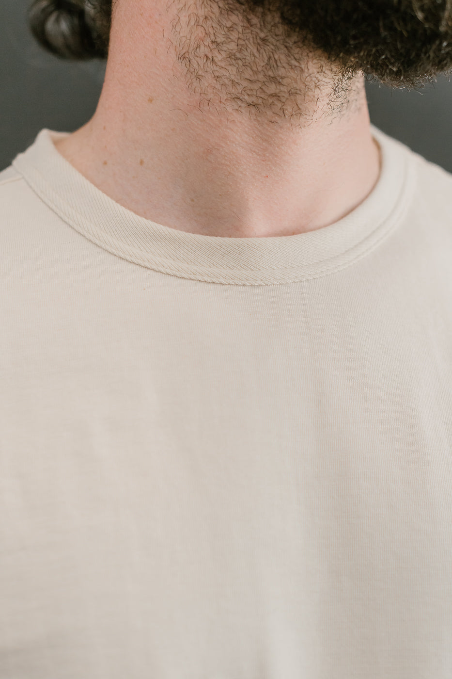 214.02 - 7.2oz Loopwheeled Relax Fit Midweight T-Shirt - Nature
